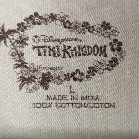 Disney Tiki Kingdom Disneystore T-Shirt Hula Hut Minnie Mouse Daisy L - Picture 4 of 15